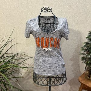 Broncos V neck T shirt woman’s
